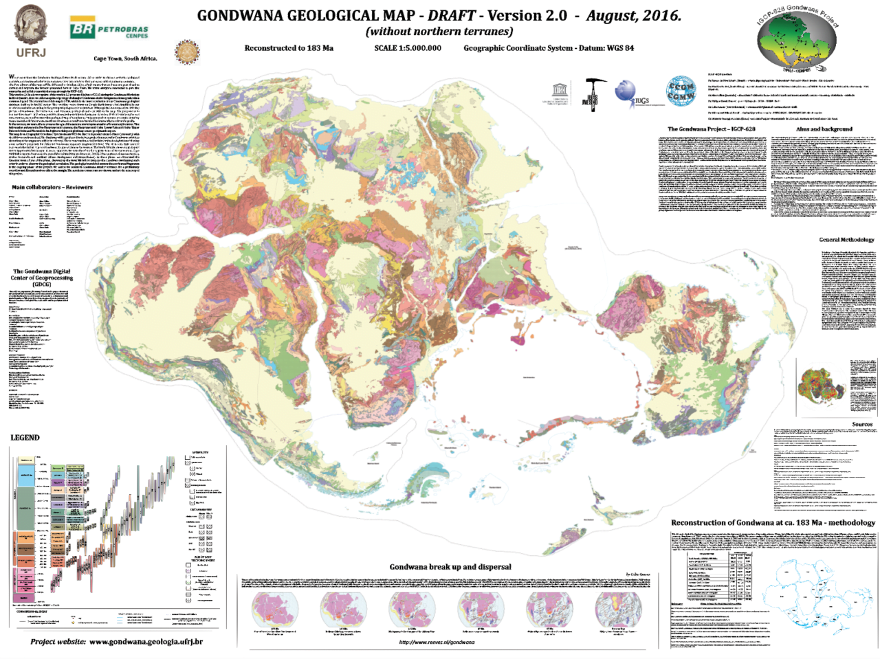 Gondwana Maps Igcp Revis O Do Mapa Geol Gico Do Gondwana